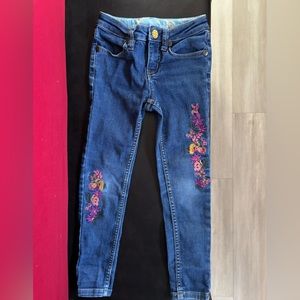 Little girl’s Matilda Jane embroidered jeans